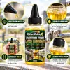 KineShineX Pestillo Lubricante para Cercas de Ganado Pestillo de Puerta de Valla de Pastizal Hebilla de Cierre de Metal Aceite Lubricante Reducir Fricción