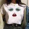 2023 Camiseta de manga corta para mujer, estampado de moda, camisa de fondo de estación independiente, camiseta de mujer, cuello redondo