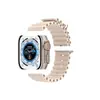 Para Apple Watch 8 Ultra Watch Pulseira de Silicone Marinha Pulseira Oficial Apple com Fivela Dupla Disponível