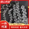 Tapón anal de cristal con bolas de hielo, producto sexual para adultos, venta al por mayor, entrega de una sola pieza.