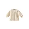 Nueva Camiseta Básica de Manga Larga Estilo Coreano para Otoño para Bebés y Niños, Top Casual Moderno y con Estilo para Niños y Niñas, Camiseta Larga