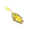 Accesorios de Colgante para Llavero de Acrílico para Entusiastas de la Pesca y Equipo de Pesca con Señuelo