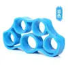 Entrenador de Cinco Dedos de Silicona Anillo de Resistencia para Dedos Dispositivo de Ejercicio para Dedos Entrenador de Cinco Dedos de Resistencia para Rehabilitación para Uso en Casa