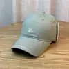 Boné de Baseball para Primavera e Verão para Mulheres com Aba Larga, Bordado de Letras, Chapéu Bico de Pato Tendência para Homens, Versátil e Simples
