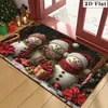 Tapete de piso de tierra de diatomeas transfronterizo para uso doméstico, tapete decorativo navideño, alfombra para entrada, resistente a la suciedad y fácil de mantener, tapete de piso para baño