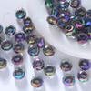 Cuentas Mabei Transparentes Facetadas 14 mm Ábaco Cuentas Planas de Agujero Grande para Manualidades Material para Pulseras Cadena de Teléfono Móvil Llavero Cuentas al por Mayor