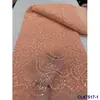 Vestido Moderno Francés Bordado con Lentejuelas Vestido de Boda Tela de Encaje Lentejuelas Nupciales Tela de Encaje