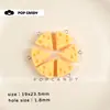 Accesorios para Joyería DIY Colgantes Lindos de Queso de Resina Pendientes con Cuentas Collares Correas para Teléfono Colgantes para Bolsos Accesorios de Cuentas Sueltas
