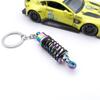 Chaveiro modelo colorido de processo de galvanoplastia, cabeça de câmbio de carro, cubo de roda NOS, turbina, amortecedor, filtro de ar