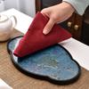 Nuevo Salón de Té Estilo Chino Mesa de Té Toalla de Té Gruesa Absorbente Algodón Lino Toalla para Tetera Mantel Paño de Limpieza Juego de Té Kung Fu Accesorios para Ceremonia del Té