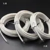 Tira de Metal Galvanizado con Recubrimiento de Goma de Doble Núcleo Plana Ancha Tira para Dar Forma Tira para el Puente de la Nariz Correa de Amarre Paralela con Recubrimiento de Goma para Ropa Juguete