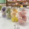 Botella flotante Quan Kou, set de 7 huevos de maquillaje de belleza, no come polvos, borlas para polvos, gotas de agua, calabaza, maquillaje sin látex