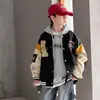 Chaqueta deportiva de béisbol para niños, nuevo modelo primavera y otoño 2026, ropa exterior de otoño para niños, estilo callejero moderno, chaqueta de otoño para niños mayores, venta al por mayor