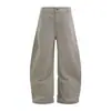 Calça unissex estilo high street americano 1105 com design vintage de alta qualidade e visual desgastado, calça cargo tipo foice masculina de corte solto