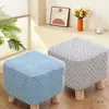 Funda para Taburete para Cambiar Zapatos Simple para el Hogar Cuadrada Redonda Extraíble y Lavable Taburete Bajo Cubierta de Hongo Cubierta Universal para Taburete Todo Incluido