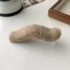 Pinza para el Cabello de Flor de Hilo Tejido con Pico de Pato para Mujer, Nuevo Estilo Otoño e Invierno 2025, Pasador para Moño que No Lastima la Cabeza