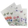 En stock coloridas creativas temática feliz cumpleaños impresas servilletas flores y plantas servilletas festivas transfronterizo