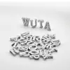 Cuero Herrajes Accesorios Hebilla Us4A Perforada Letras Inglesas Decoración 26DIY Herrajes Metal Bolsas Hecho a Mano