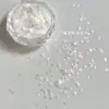 Lentejuelas de manicura de sirena polarizadas Explosiones rojas de Internet Rosa degradado Mariposa Estrellas Pétalos de flor Material de decoración para manicura