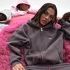 2025 Moda Europea y Americana Jersey para Hombre y Mujer High Street Letra Espumosa con Capucha Suéter Holgado para Pareja