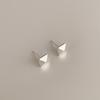 Saiina Toma Real Plata de Ley S925 Coreana Pendientes Pequeños Básicos Geométricos Simples Pendientes de Combinación Sencilla para el Trabajo