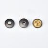 Broches de Presión de Cobre Puro, Juego de Tres, Diseño de Botón Simple, Adecuados para Abrigos de Lana, Chaquetas Acolchadas de Algodón y Ropa, Broches de Presión Ocultos, Accesorios de Botones de Presión
