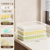 Caja para Dumplings Almacenamiento Refrigerador Grado Alimenticio Huevo Caja de Conservación de Dumplings Tapa Especial Caja de Almacenamiento para Refrigerador