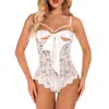 Lencería Erótica Europea y Americana Comercio Exterior Bodysuit Sexy Encaje Hueco Ajustado Lencería Amazon Más Vendido al por Mayor Mujer