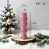 Vela Aromática Soldado de Noz Camadas de Natal Transfronteiriça, Vela Decorativa Atmosférica, Vela Presente de Decoração para Feriados
