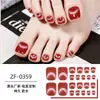Zhengxiang Pegatinas de Manicura Japonesas y Coreanas Transfronterizas Película de Esmalte de Uñas Impermeable Pegatinas de Uñas de los Pies de Color Puro Estilo Ins Transfronterizo Pegatinas para Uñas de los Pies Personalización