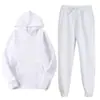 Sudadera con capucha Conjunto de sudaderas Sudadera informal holgada Pantalones deportivos Versátil Conjunto de dos piezas Sudadera con capucha y pantalones