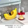 Estante de Almacenamiento para Cepillo de Dientes Eléctrico de Cerámica Apple Lavabo del Baño Tocador Pasta de Dientes Base para Cepillo de Dientes Flor de Seda