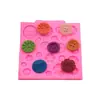 Azúcar líquido inserto de chocolate pastel molde de silicona diy arcilla suave horneado gelatina pudín molde botón