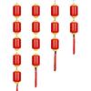 Lanternas de LED Acrílico Série Lanternas Hotel Decoração Externa Impermeável Lanternas Vermelhas Grandes Impressas Enfeites de Jardim Lanternas de Melão de Inverno