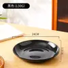 Plato de Color para el Hogar 7 Pulgadas Plato para Frutas y Verduras Hotel 9 Vajilla Plástico 8 Plato Disco para Frutas y Verduras