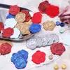 Pegatinas de Sello de Cera de Fuego para Sobres de Boda y Diarios, Pegatinas de Sello de Cera de Fuego Hechas a Mano para Manualidades, Pegatinas de Sello de Cera de Fuego de Bendición