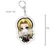 Chaveiro de Acrílico Morte Kurosaki Ibuki Rukia Madeira Podre Branco Grande Branco Glimu Ulchiola