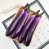 Venda direta da fábrica modelo de espuma de vegetal simulação berinjela adereços de decoração para fotografia móveis de armário display aids de ensino