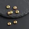 Contas de Latão Natural de Disco Voador Acessórios para Joias DIY Pulseira Espaçador Contas de Disco Voador Acessórios para Miçangas Contas Espaçadoras de Latão