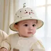 Sombreros para Niños, Sombreros Finos de Primavera y Otoño con Visera para Proteger del Sol, Sombreros de Pescador de Ala Ancha, Lindos Sombreros Bucket de Verano para Salidas para Niños y Niñas