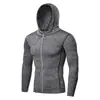 Fábrica de Origem Outono e Inverno Roupas Esportivas ao Ar Livre Fitness Corrida Treinamento Manga Longa Moletom Casual Jaqueta de Secagem Rápida