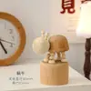 Madera Caricatura Creativo Bricolaje Blanco Crudo Animal Adornos de Escritorio Atracciones Puesto Jardín de Infancia Juguete para Niños Barril