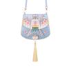 [Qian Li] Bolso Hanfu bordado, bolso de cometa, accesorios, bolso Hanfu antiguo diagonal, bolso de hombro con bordado diagonal, venta al por mayor