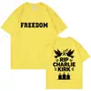 Camiseta de Algodón Transfronteriza Charlie Kirk Estampado Gratis por Ambos Lados Tallas para Hombre y Mujer Imagen Clásica 2025