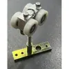 Tela de Hotel 360 Graus Rotativa Resistente Universal Dobrável Porta de Correr Trilho Suspenso com Rodízios Acessórios para Porta de Correr