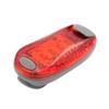 Mini Luz Trasera para Bicicleta Luz de Advertencia para Correr de Noche al Aire Libre 5LED Luz para Ciclismo Clip Trasero Multifuncional Luz para Casco Mochila