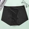 Pantis de encaje sin costuras de cintura alta para mujer, Xiao Tian'er, talla grande, transpirables, lujo ligero, superficie de seda, control de abdomen, levantamiento de glúteos, calzones para mujer
