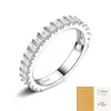 Anillo octogonal versátil de moissanita para mujer, plata 925, lujo ligero europeo y americano, sensación de alta gama, diseño de nicho, joyería estilo ins