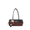 Bolsa Baguette Fosca de Luxo 2026 Outono/Inverno Nova Bolsa de Ombro Estilosa para Mulheres Bolsa de Mão Versátil Bolsa de Ombro Única para o Dia a Dia