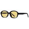 2006 Nuevo Marco Ovalado Retro Casual Gafas de Sol de Alta Gama Parasol para Mujer Exterior Anti-UV Gafas de Sol Transfronterizas